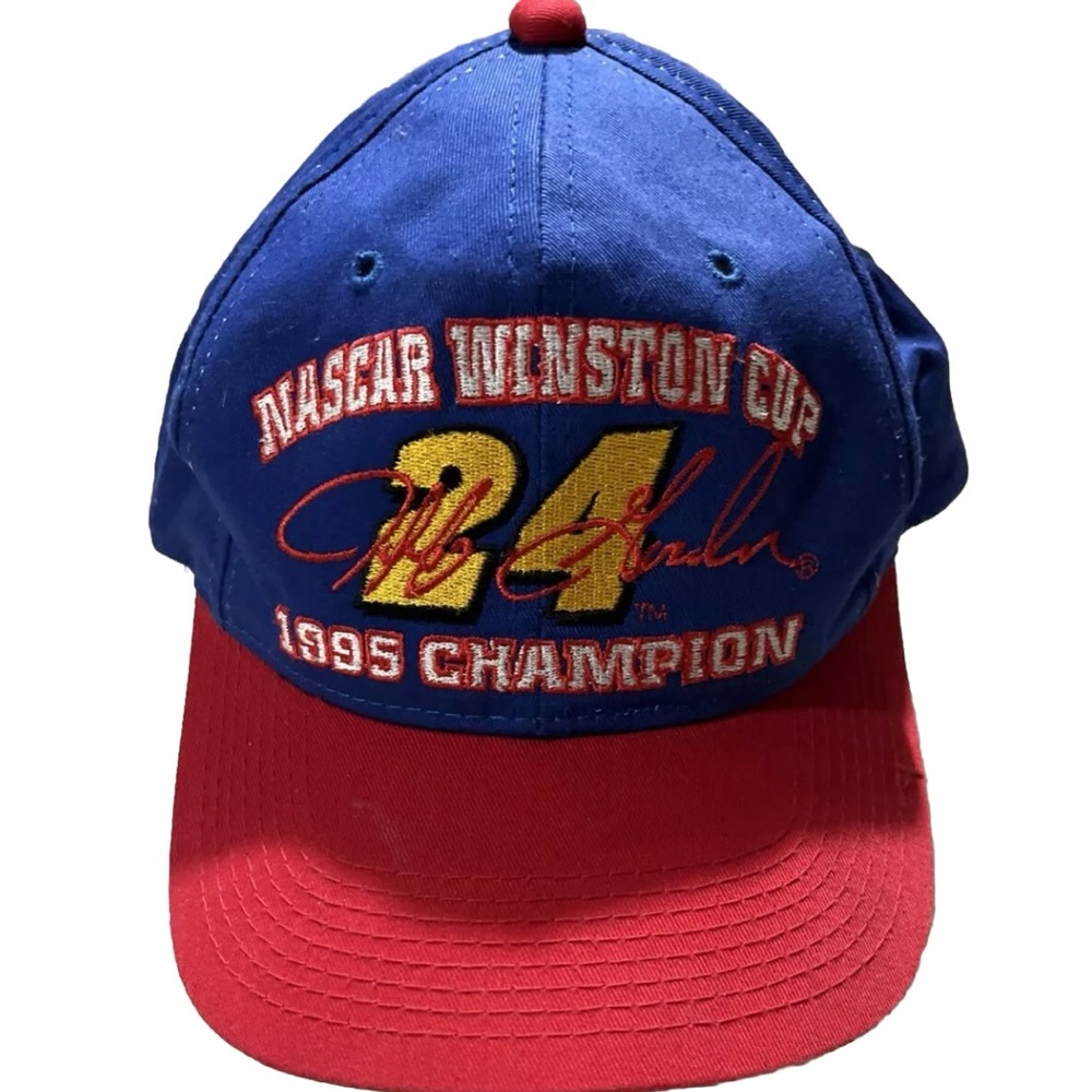 Vintage Jeff Gordon #24 Hat NASCAR Winston Cup 1995 Champion DuPont Racing Cap